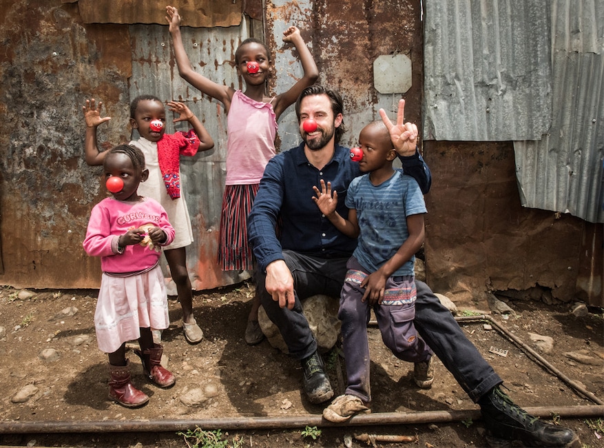 Milo Ventimiglia, Red Nose Day 2019